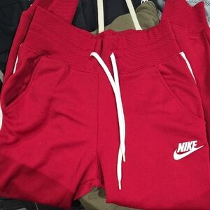 Nike Red Joggers Sweatpants